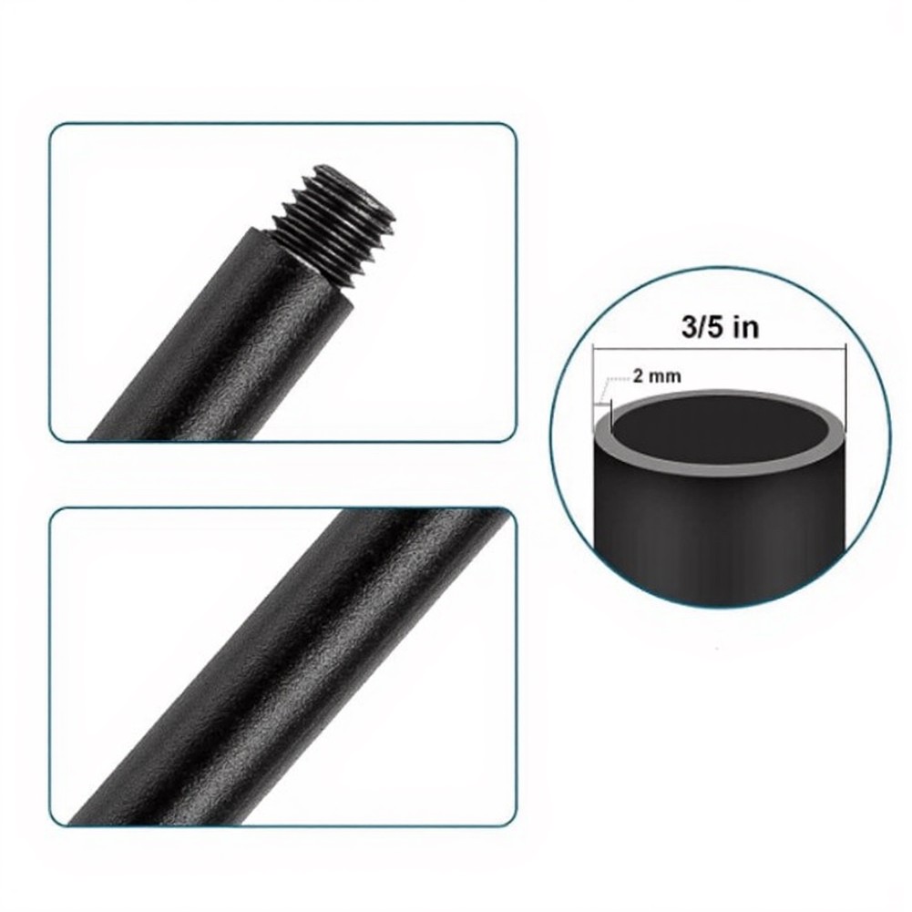 Outdoor Lighting Accent - Metall-Schäferhaken für Außendekoration, geeignet für Solarleuchten,