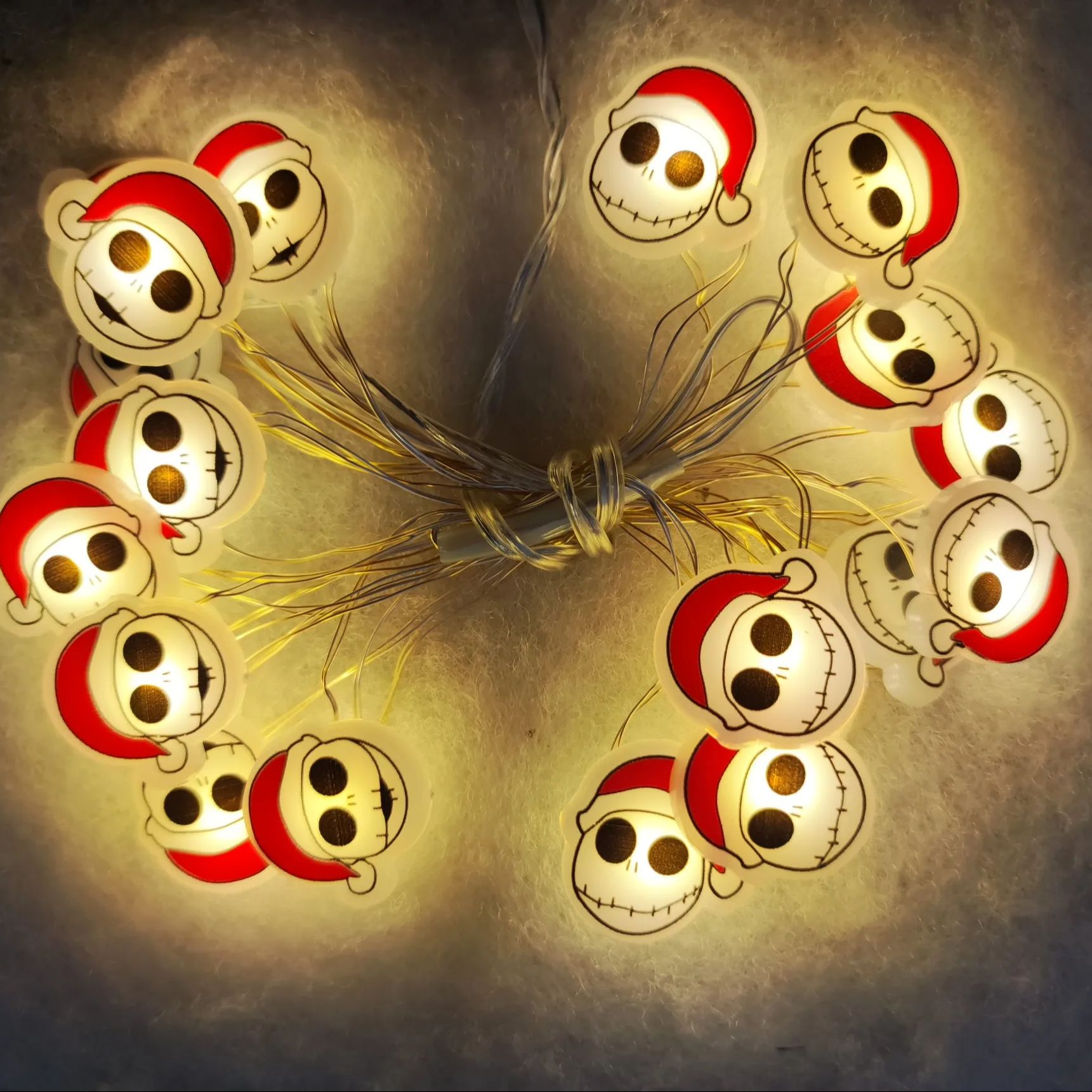 Outdoor Lighting No Wiring - 20LED Kupferdraht Lichterketten Outdoor Weihnachtsdekorationen Warmweiß