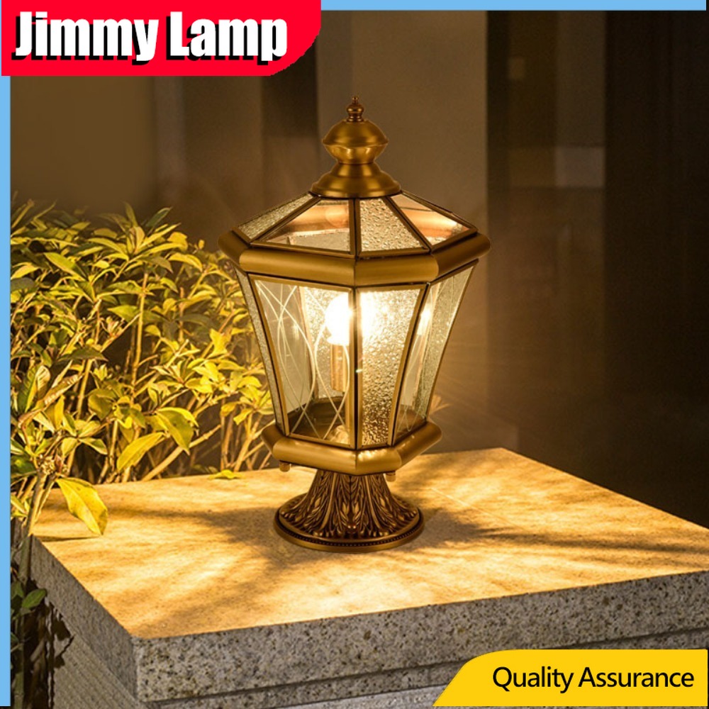 Outdoor Lighting Brass - Europäischen Stil Im Freien Wasserdichte Rasen