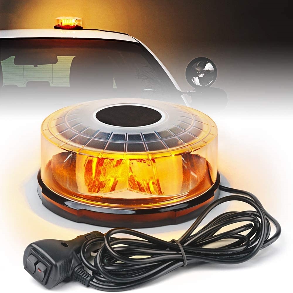 Outdoor Lighting Yellow - Gelbe 24 LED Auto-Dachleuchte Magnetisch Befestigte