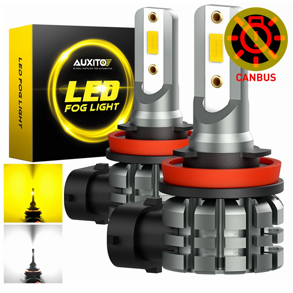Outdoor Lighting Yellow - AUXITO 2Pcs H11 H8 LED Nebel