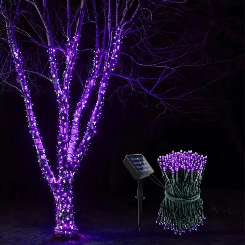 Xmas Outdoor Lighting Decorations - Solar-Lichterkette Feenlichter für Außen Garten Wasserdichte