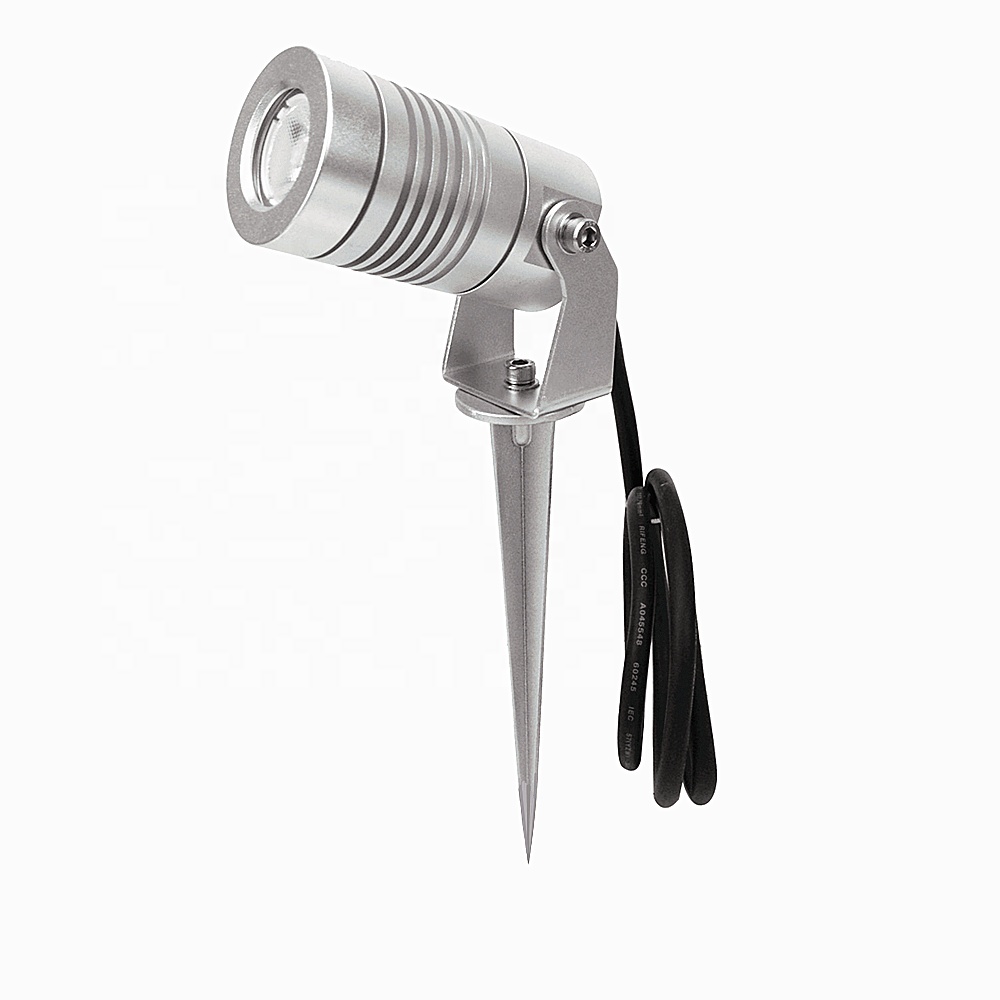 Outdoor Lighting Accent - 3W7W12W18W Mini-LED-Strahler, Silber, Wasserdicht, für Außenbereich,