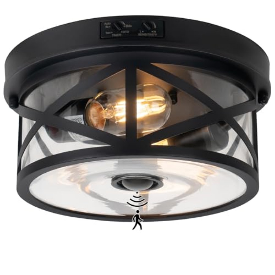 Outdoor Lighting With Sensor - Deckenleuchte mit Bewegungsmelder für den Außenbereich,