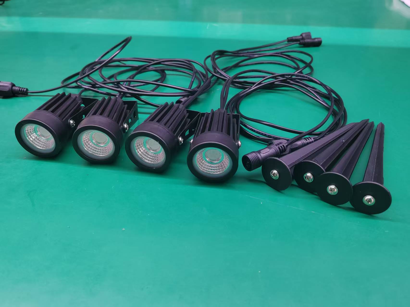 Outdoor Lighting No Wiring - LED-Gartenscheinwerfer für den Außenbereich, 220 V,
