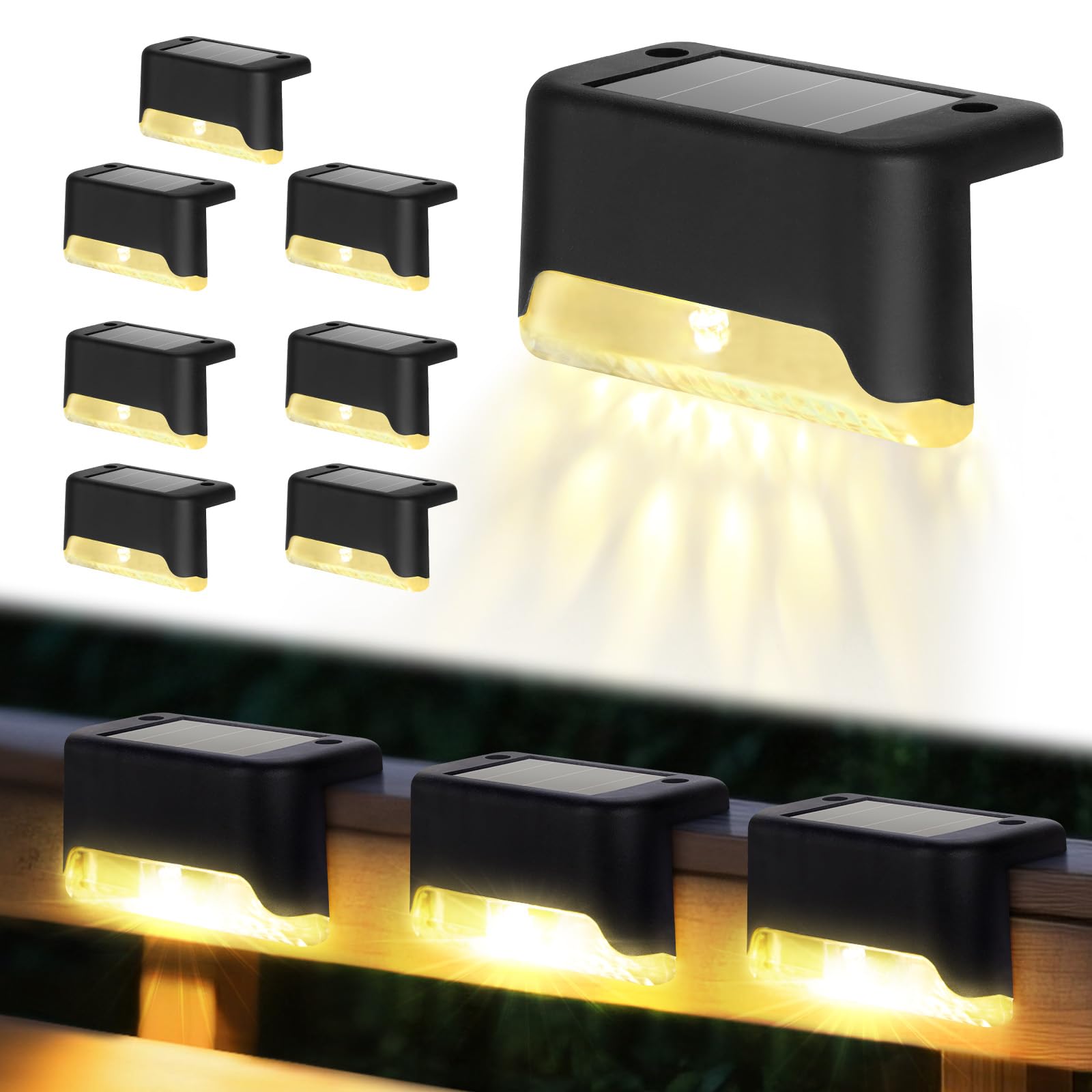 Solar-Terrassenbeleuchtung, 8e – Deck Step Light Bewertung und Preis