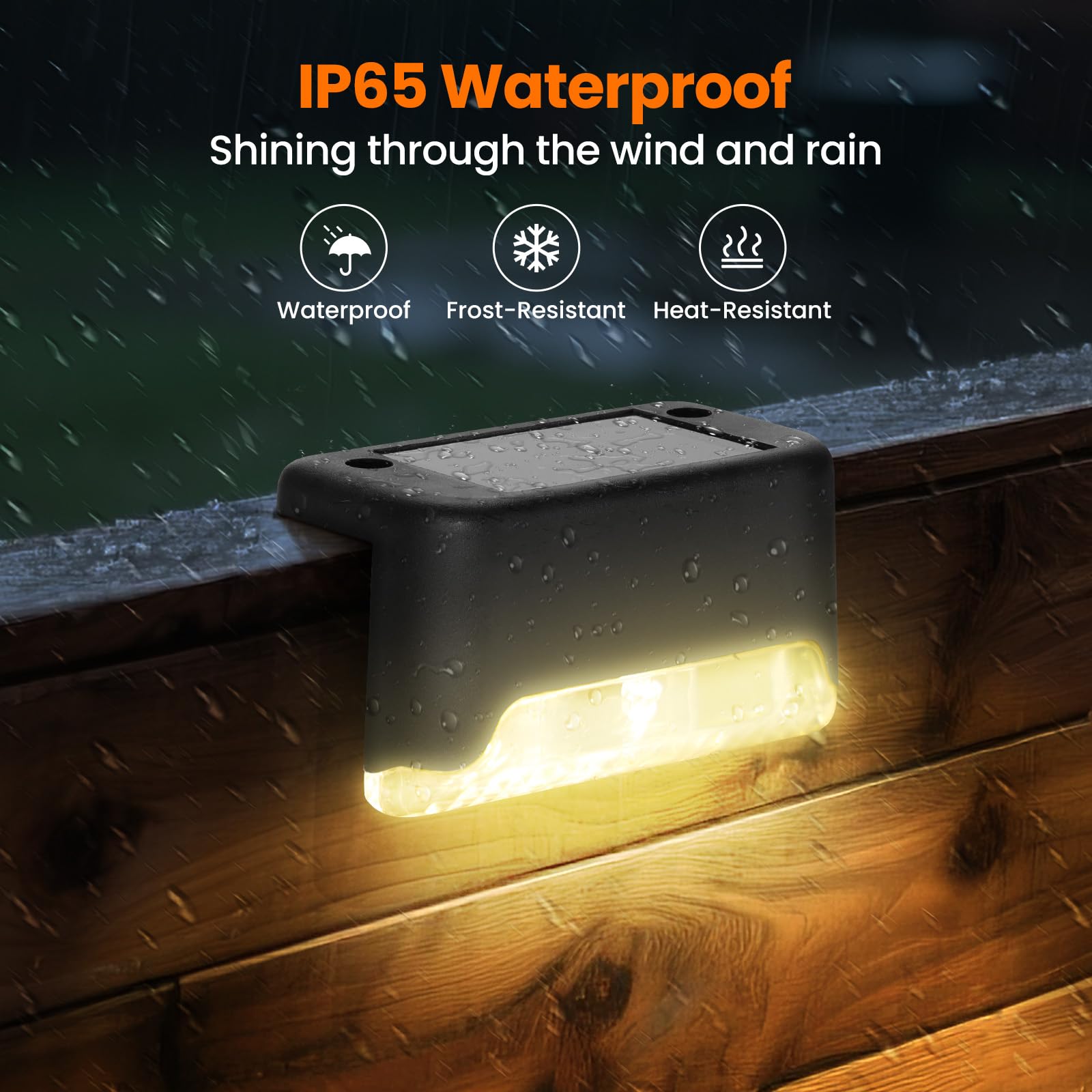 Solar-Terrassenbeleuchtung, 8e – Deck Step Light Bewertung und Preis