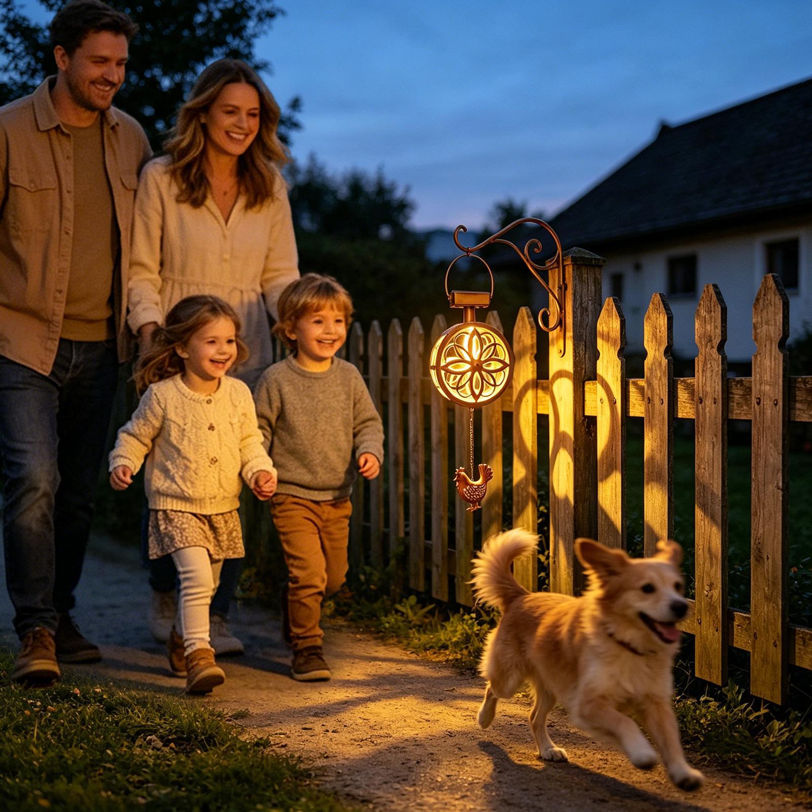 Solar-Außen-Hängeleuchte aus E – Outdoor Lighting Yellow Bewertung und Preis