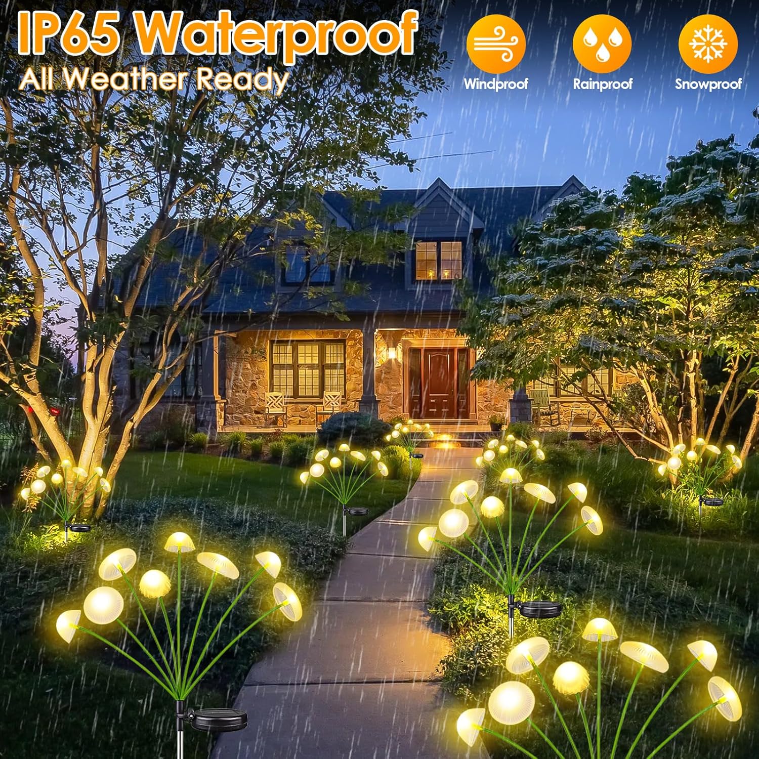 LED Solar-Quallen-Pilzlampe, f – Outdoor Lighting Jellyfish Bewertung und Preis