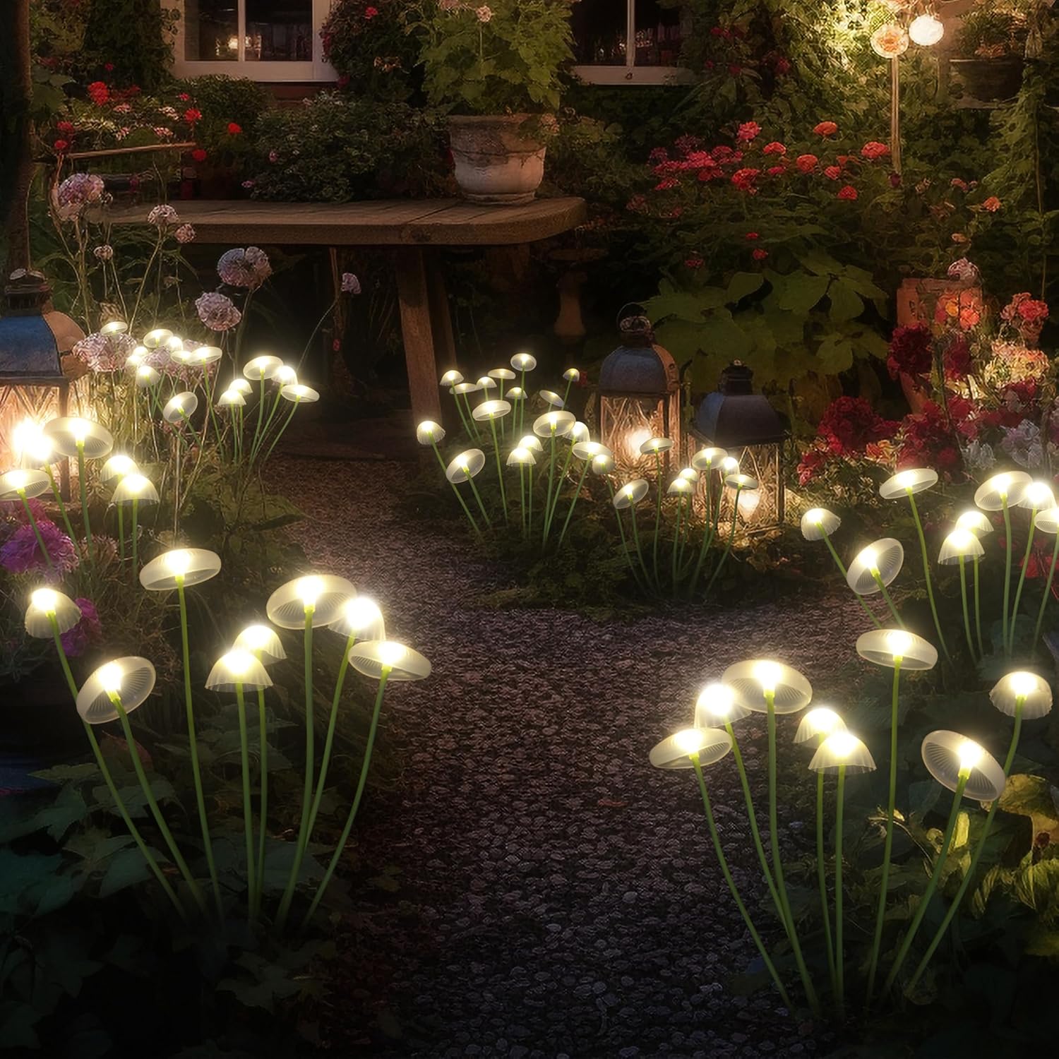 LED Solar-Quallen-Pilzlampe, f – Outdoor Lighting Jellyfish Bewertung und Preis