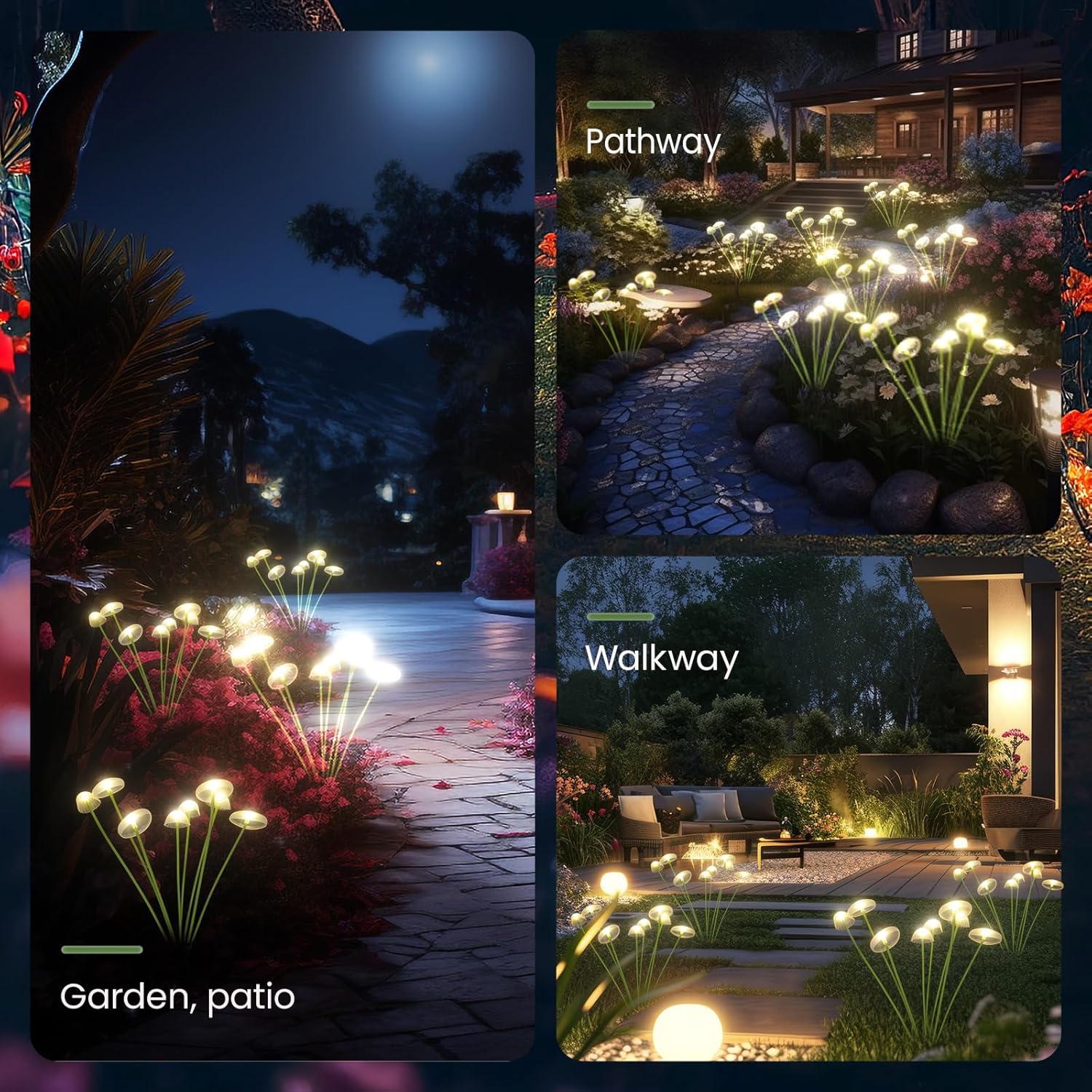 LED Solar-Quallen-Pilzlampe, f – Outdoor Lighting Jellyfish Bewertung und Preis