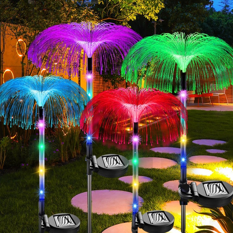 Outdoor-LED-Solarleuchten, 7 F – Outdoor Lighting Jellyfish Bewertung und Preis