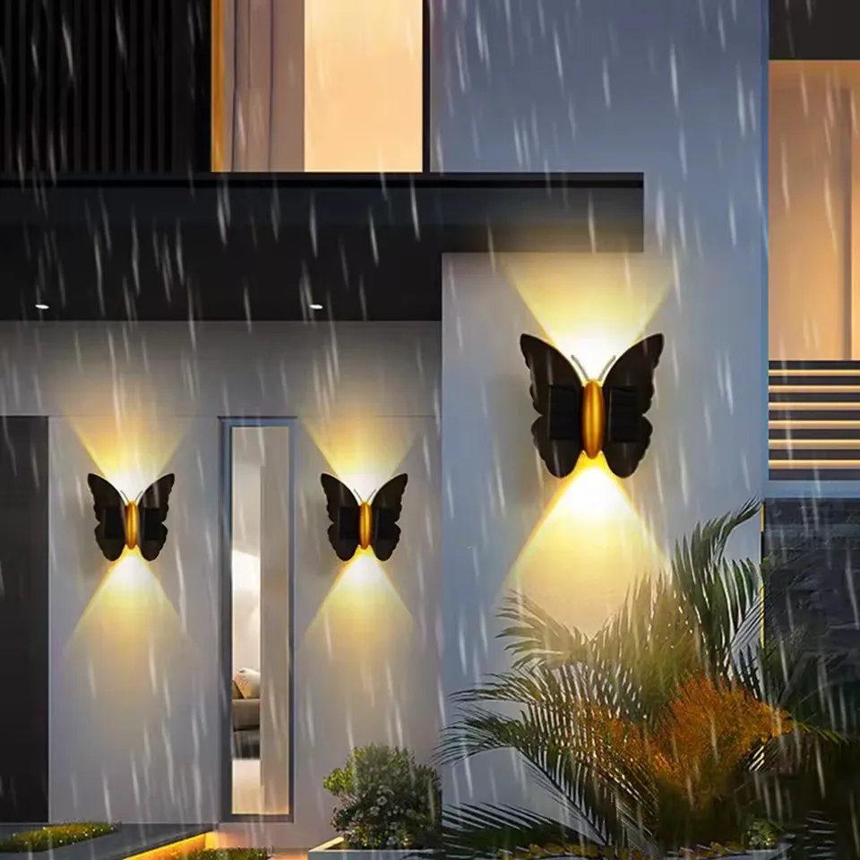 1–5 Stück Solar-Wandleuchte in – Outdoor Lighting Accent Bewertung und Preis