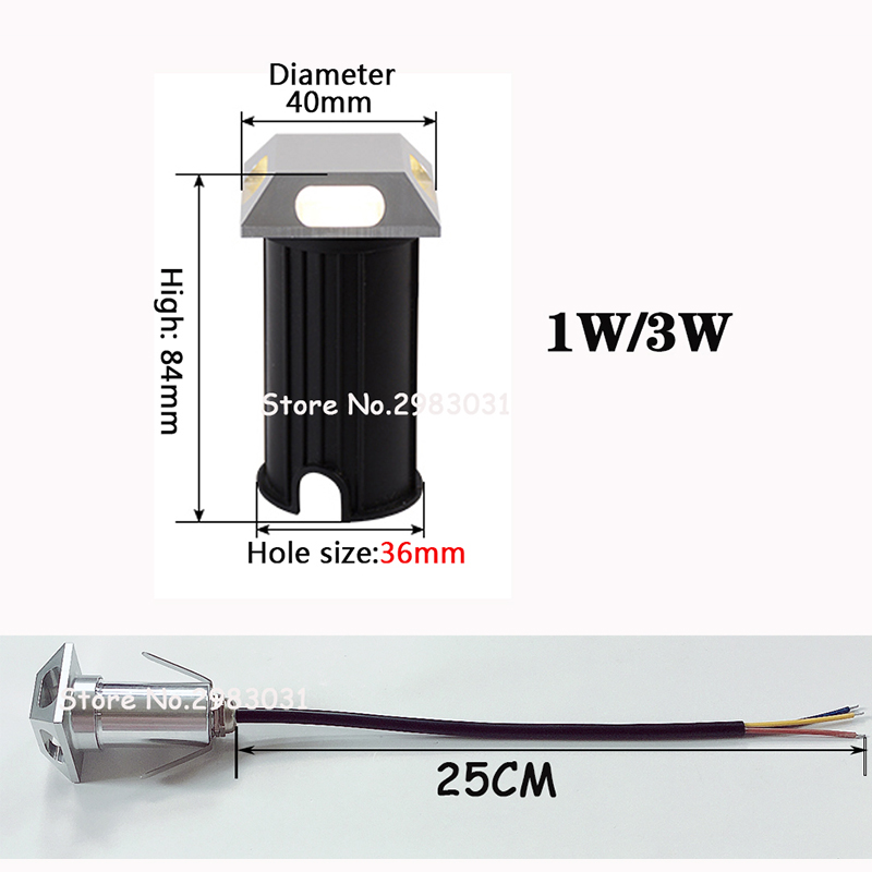 IP67 Außen Beleuchtung 1W 3W G – Deck Step Light Bewertung und Preis