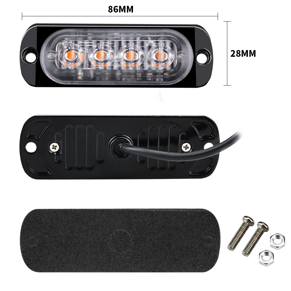 4x 4LED Auto Warnlicht Grill P – Outdoor Lighting Yellow Bewertung und Preis