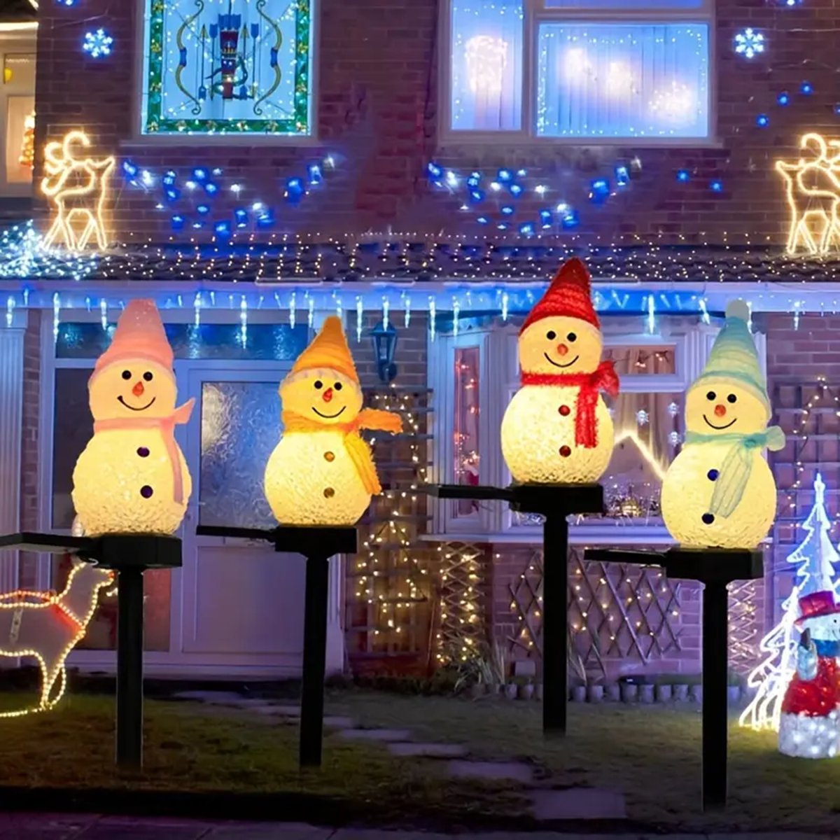 LED Schneemann Solar Garten Li – Xmas Outdoor Lighting Decorations Bewertung und Preis