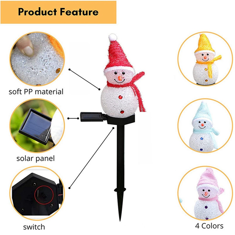 LED Schneemann Solar Garten Li – Xmas Outdoor Lighting Decorations Bewertung und Preis