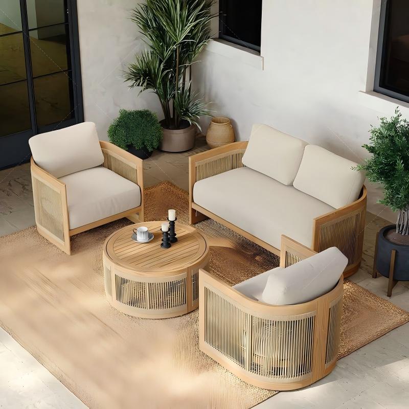 # Outdoor Teakholz-Sofagarnitu – Outdoor Lighting Accent Bewertung und Preis
