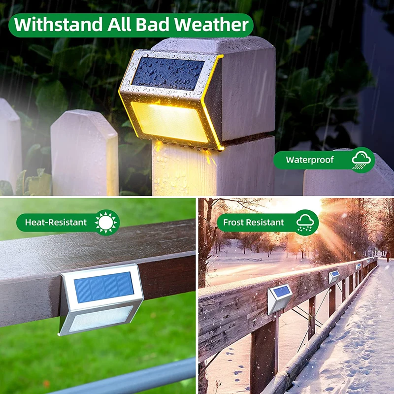 1–12 Stück Solar-Deckleuchten, – Deck Step Light Bewertung und Preis