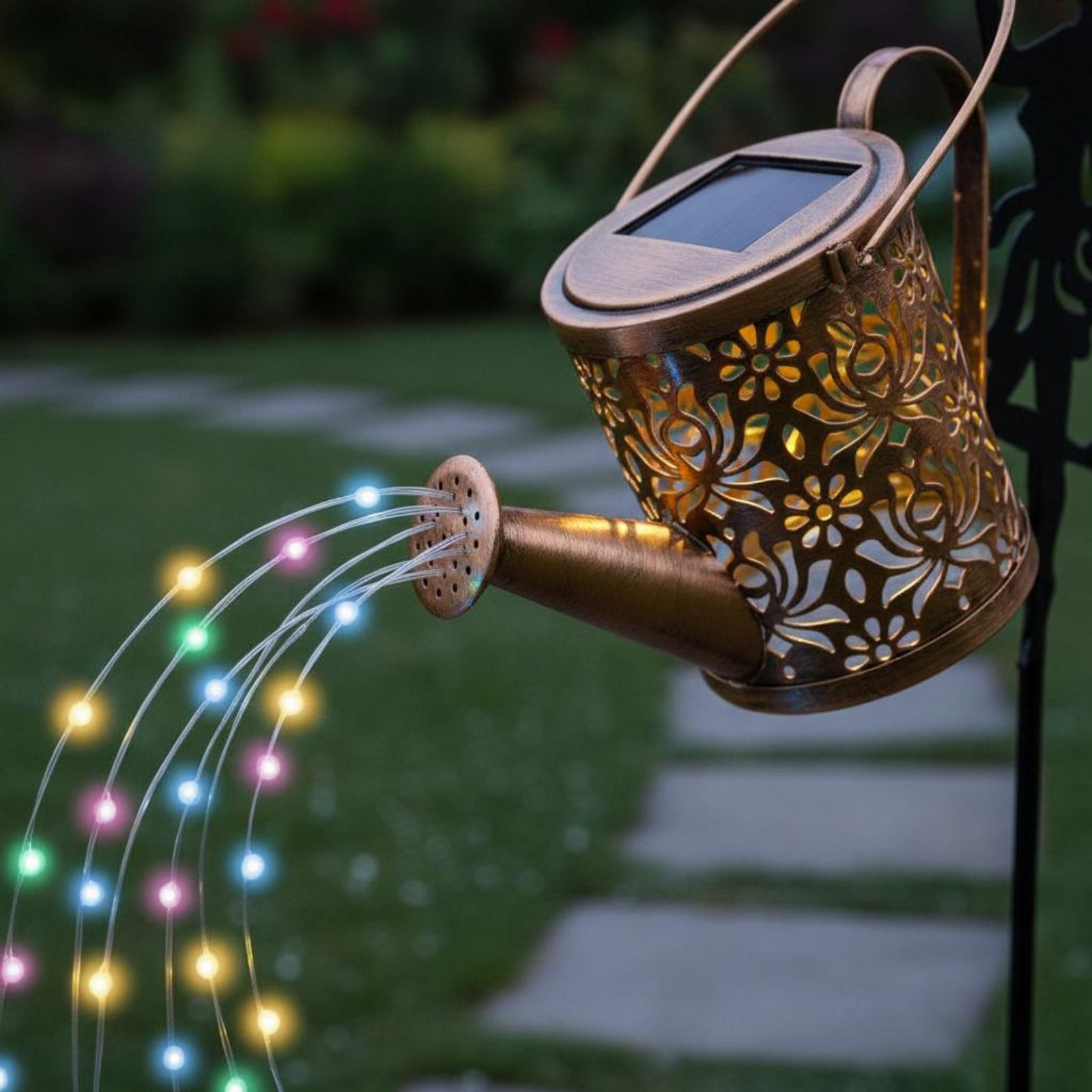 Solarbetriebene Feengießkanne  – Outdoor Lighting Modern Bewertung und Preis