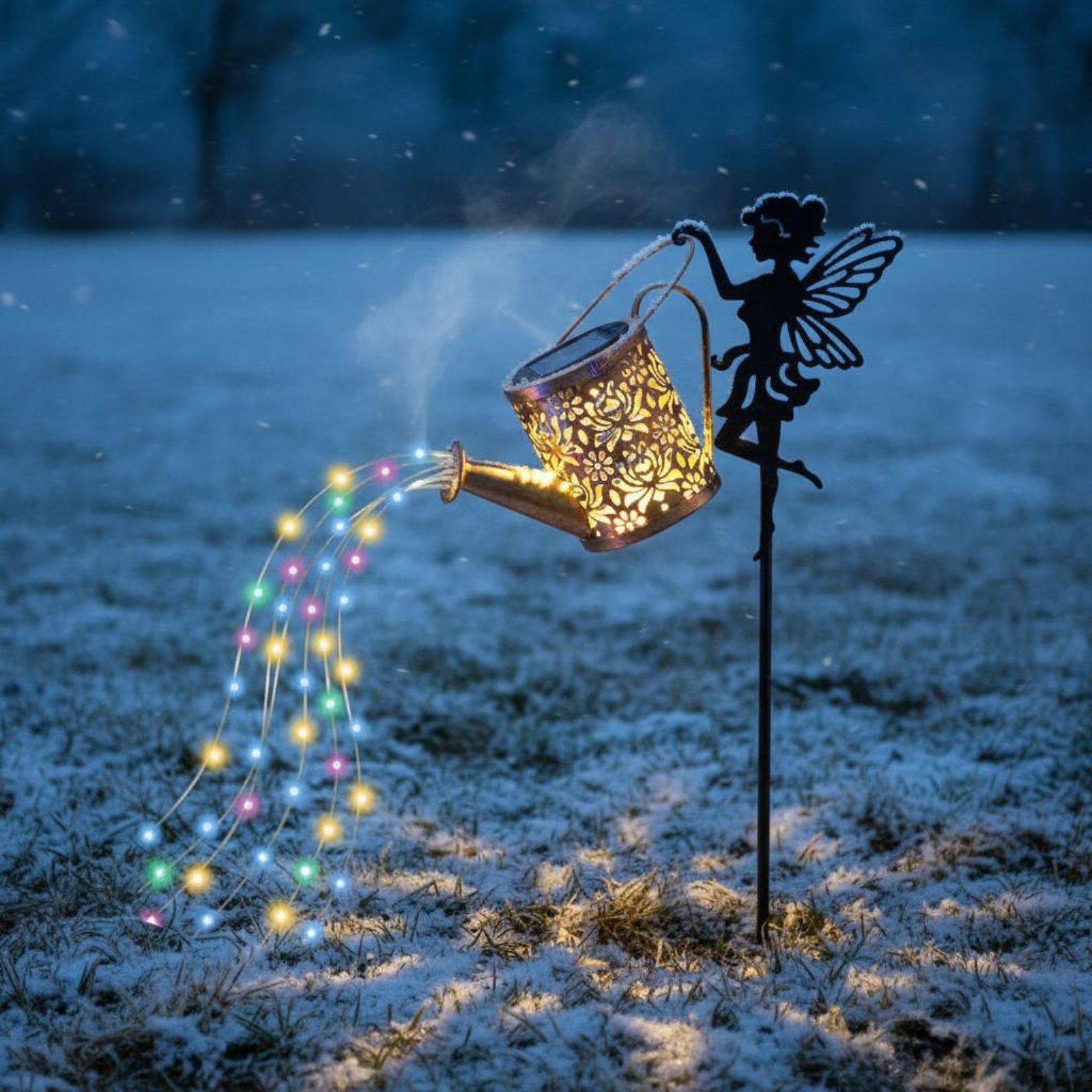 Solarbetriebene Feengießkanne  – Outdoor Lighting Modern Bewertung und Preis
