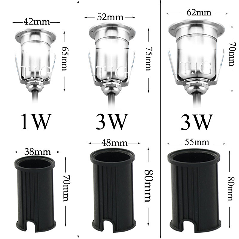 IP68 DC12V 220V 3W Außenbeleuc – Deck Step Light Bewertung und Preis