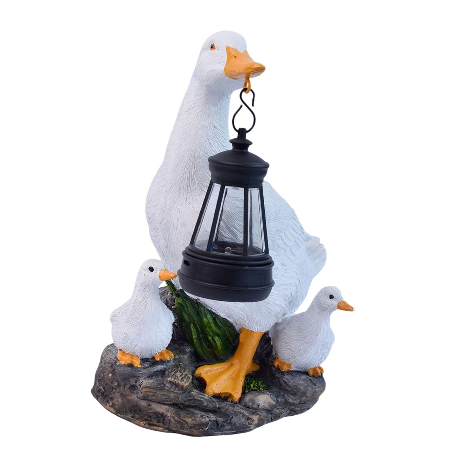 Weiße Enten-Dekoration mit Sol – Outdoor Lighting Accent Bewertung und Preis