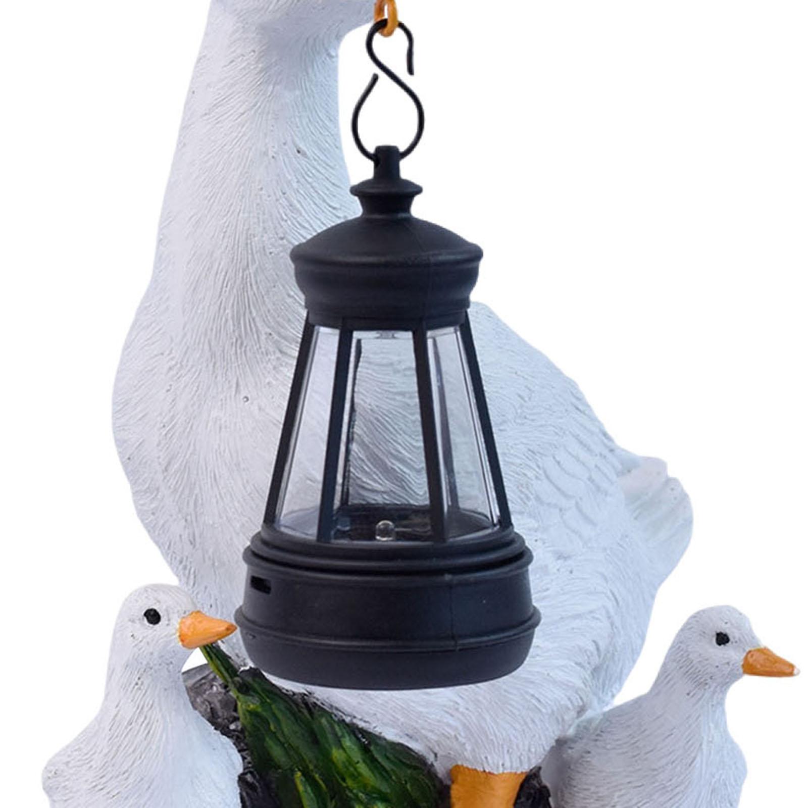 Weiße Enten-Dekoration mit Sol – Outdoor Lighting Accent Bewertung und Preis