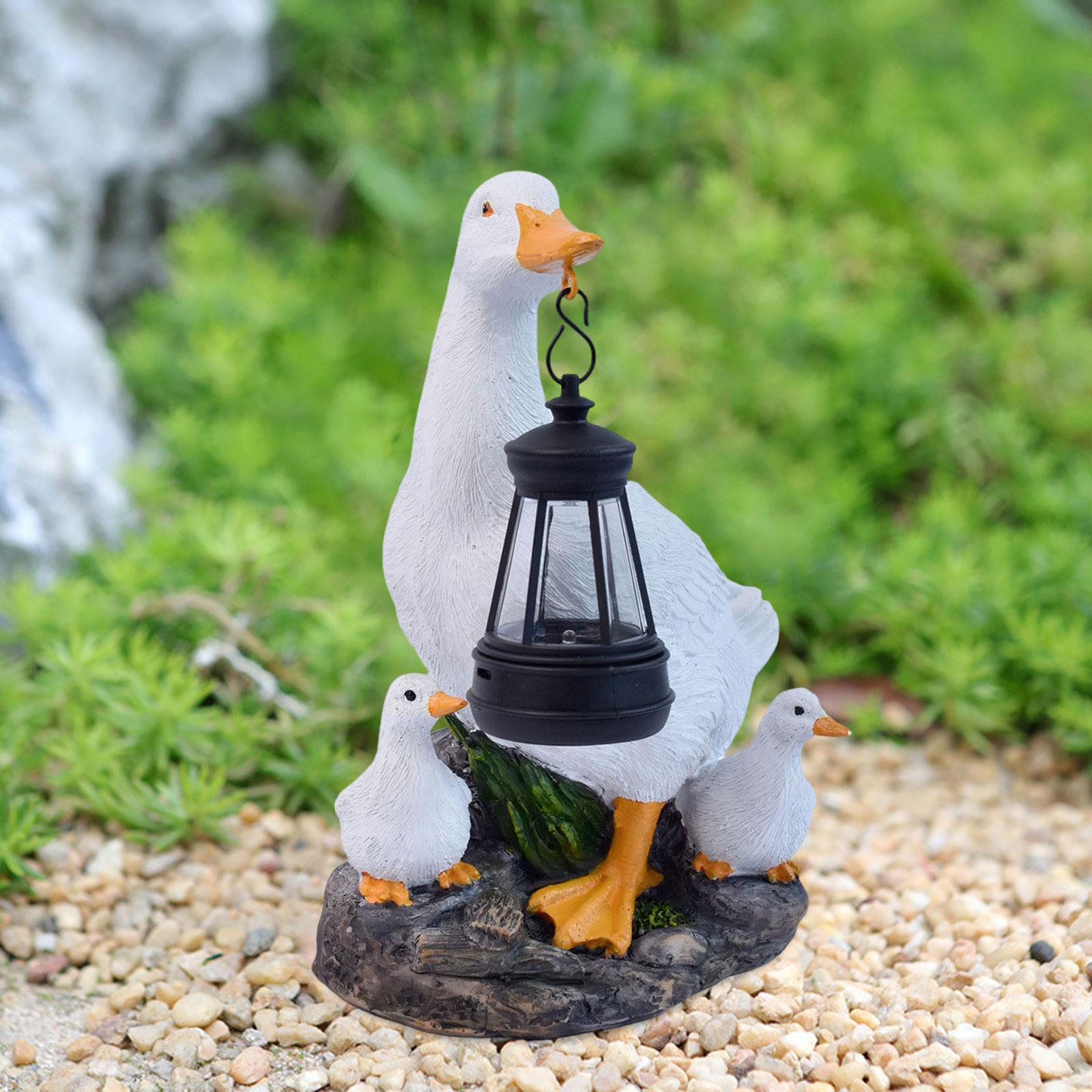 Weiße Enten-Dekoration mit Sol – Outdoor Lighting Accent Bewertung und Preis