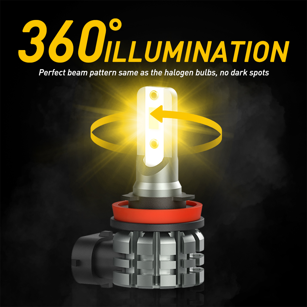 AUXITO 2Pcs H11 H8 LED Nebel G – Outdoor Lighting Yellow Bewertung und Preis