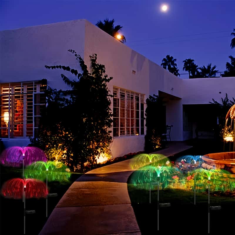 5 Stück Solar-Quallen-LED-Lich – Outdoor Lighting Jellyfish Bewertung und Preis