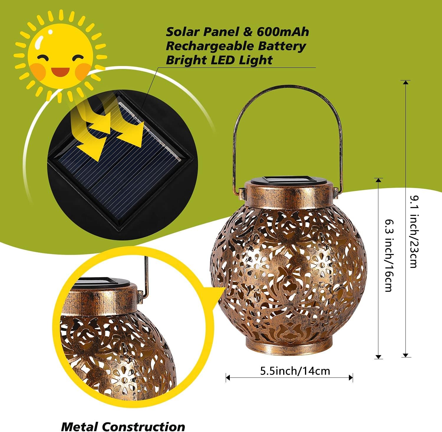 1–6 Stück marokkanische Solarl – Outdoor Lighting Brands Bewertung und Preis