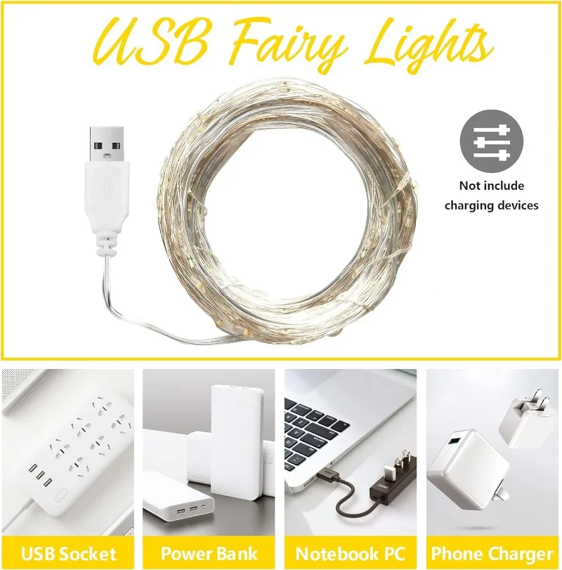 USB LED Lichterketten Kupfer S – Outdoor Lighting No Wiring Bewertung und Preis