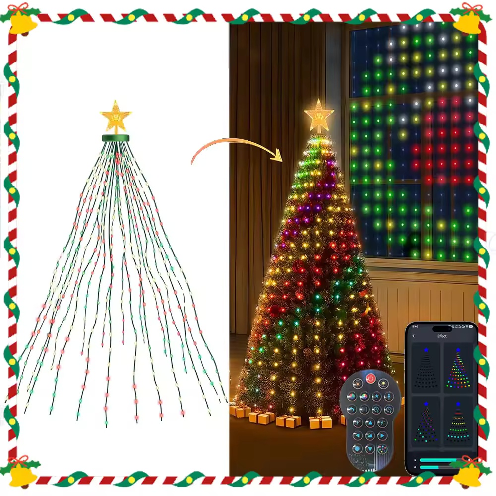 2,1M 400 LEDs Weihnachtsbeleuc – Xmas Outdoor Lighting Decorations Bewertung und Preis