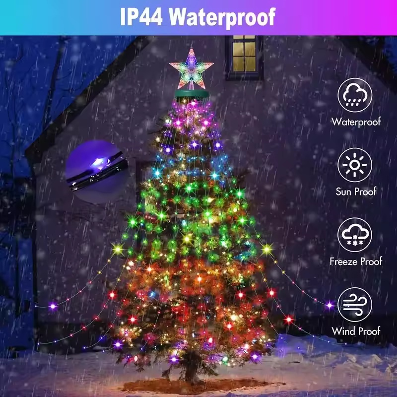 2,1M 400 LEDs Weihnachtsbeleuc – Xmas Outdoor Lighting Decorations Bewertung und Preis