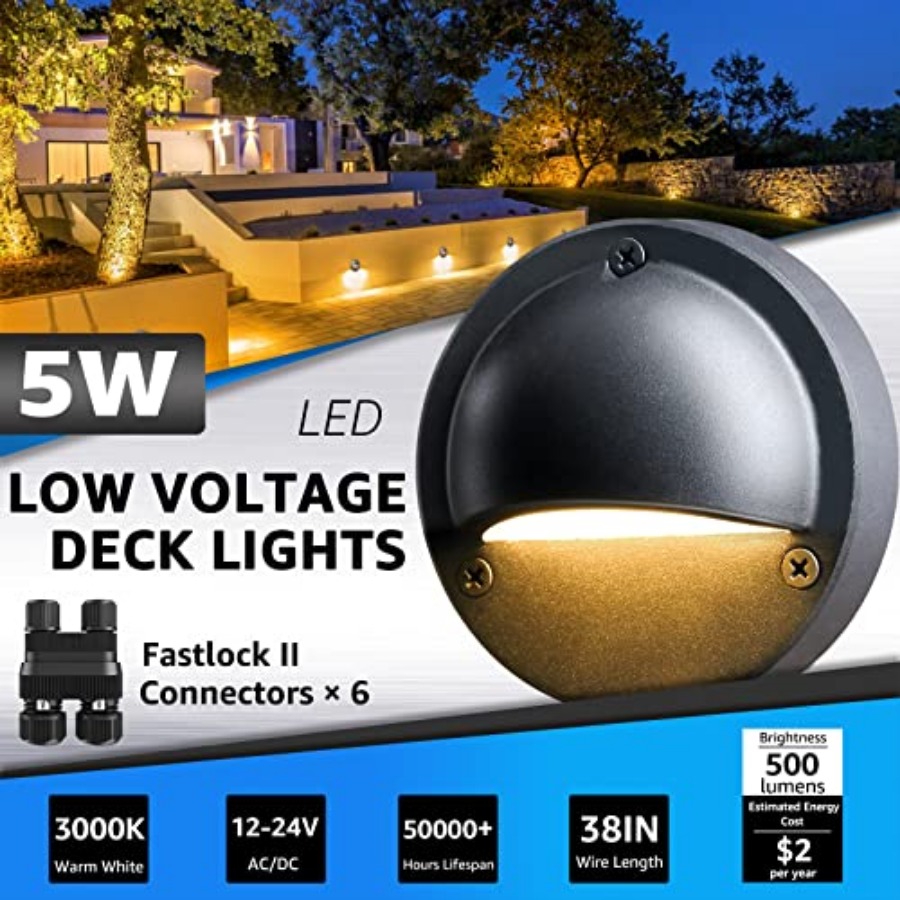 5W LED Niederspannungs-Terrass – Outdoor Lighting No Wiring Bewertung und Preis