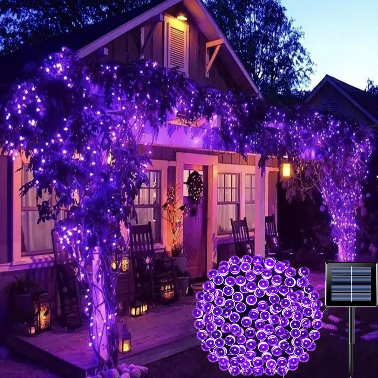 Solar-Lichterkette Feenlichter – Xmas Outdoor Lighting Decorations Bewertung und Preis