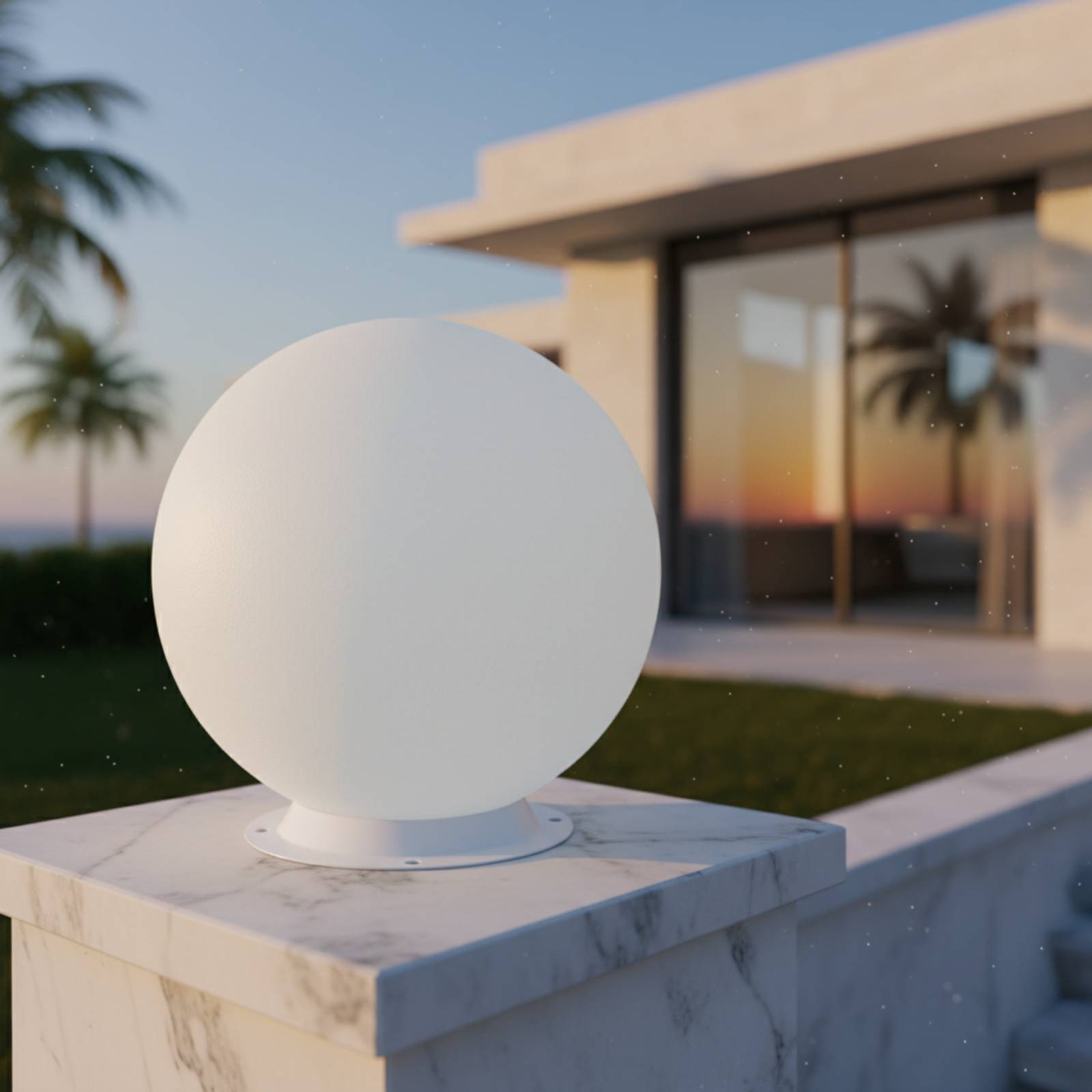 Solar-Pfostenkappenleuchte, Dä – Outdoor Lighting Modern Bewertung und Preis
