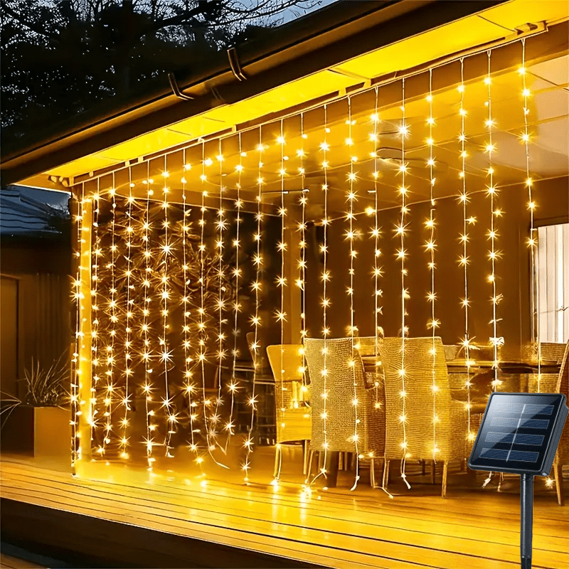 Solar-Vorhang-Licht, 100/200/3 – Outdoor Lighting No Wiring Bewertung und Preis
