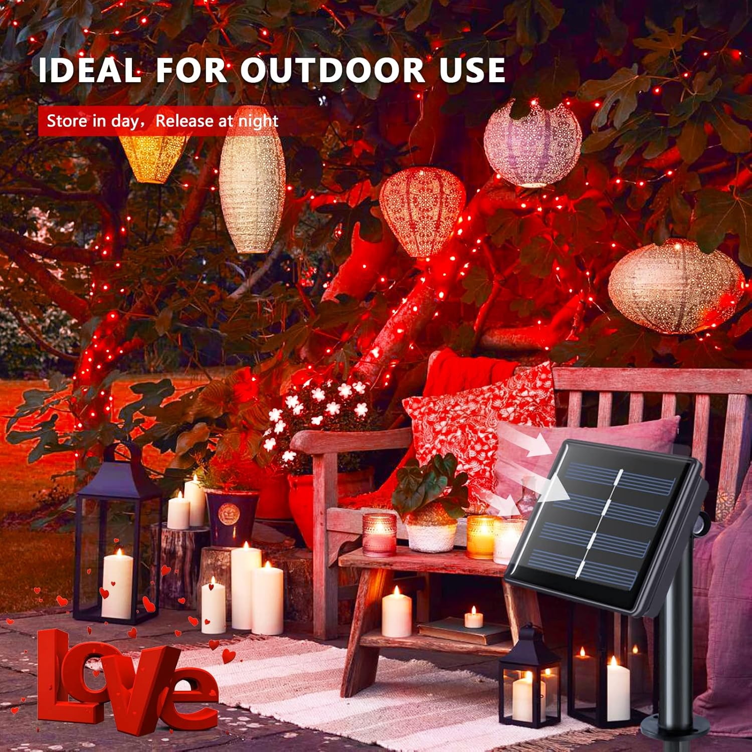 1 Packung LED-Lichterkette 10/ – Outdoor Lighting No Wiring Bewertung und Preis