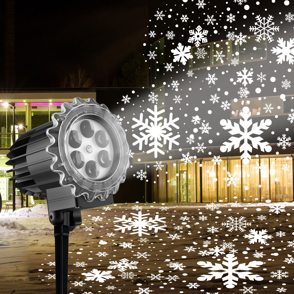 Weihnachten Schneeflocke Proje – Xmas Outdoor Lighting Decorations Bewertung und Preis
