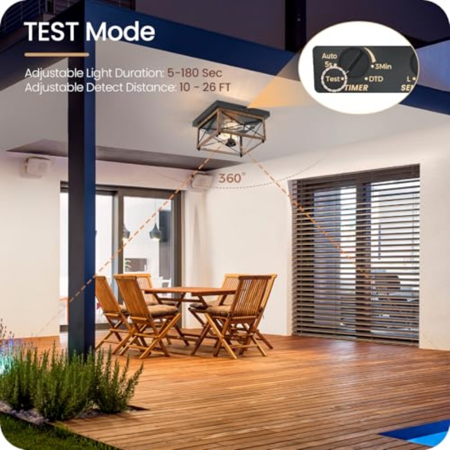 Außen-Deckenleuchte mit Bewegu – Outdoor Lighting With Sensor Bewertung und Preis
