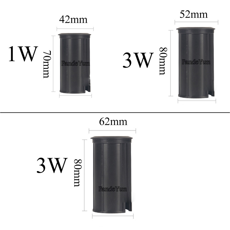 Außenbeleuchtung 1W 3W IP67 DC – Deck Step Light Bewertung und Preis