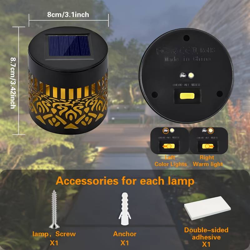 2er-Pack Solar-Gartenleuchten  – Outdoor Lighting Yellow Bewertung und Preis