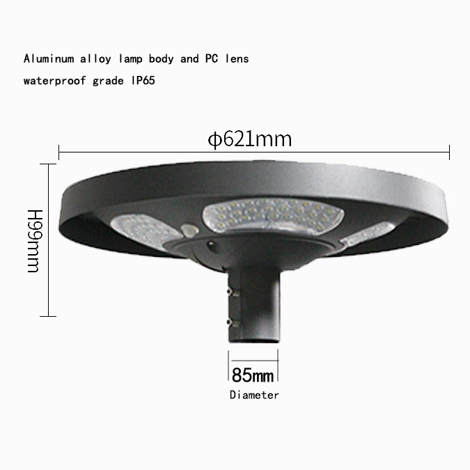 Wasserdichte IP65 UFO Solar-LE – Outdoor Lighting With Sensor Bewertung und Preis
