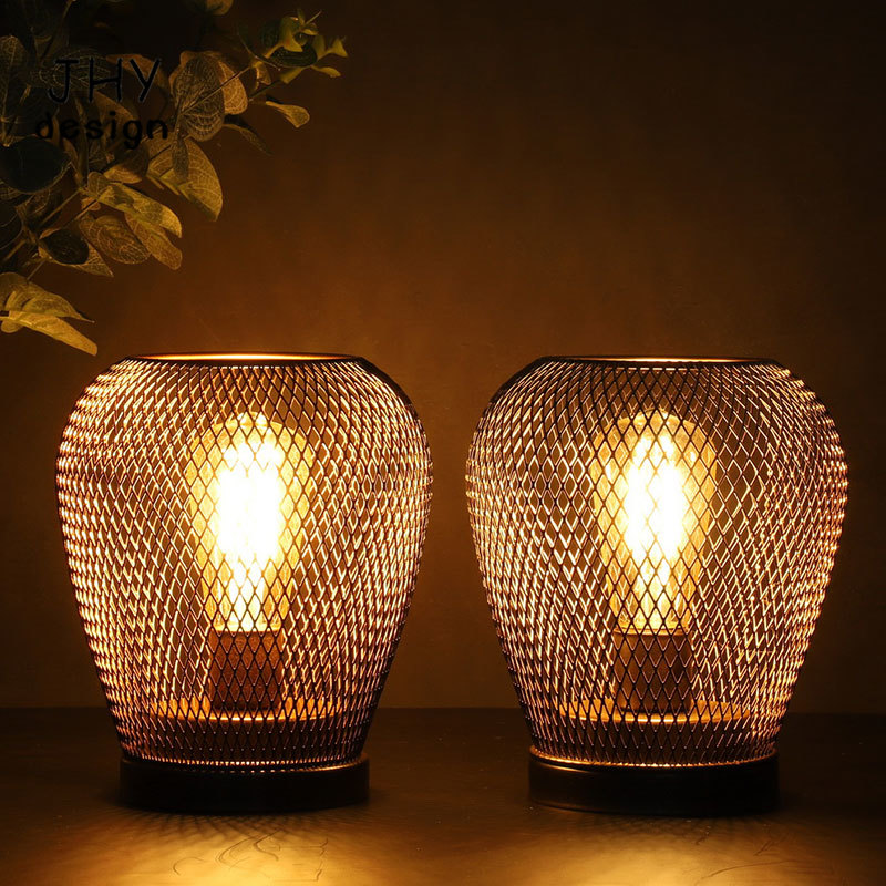 Metallkäfig-Tischlampe, LED-La – Outdoor Lighting Accent Bewertung und Preis