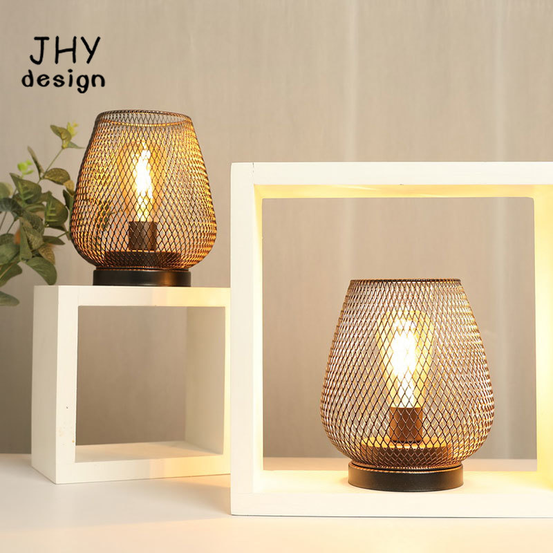 Metallkäfig-Tischlampe, LED-La – Outdoor Lighting Accent Bewertung und Preis