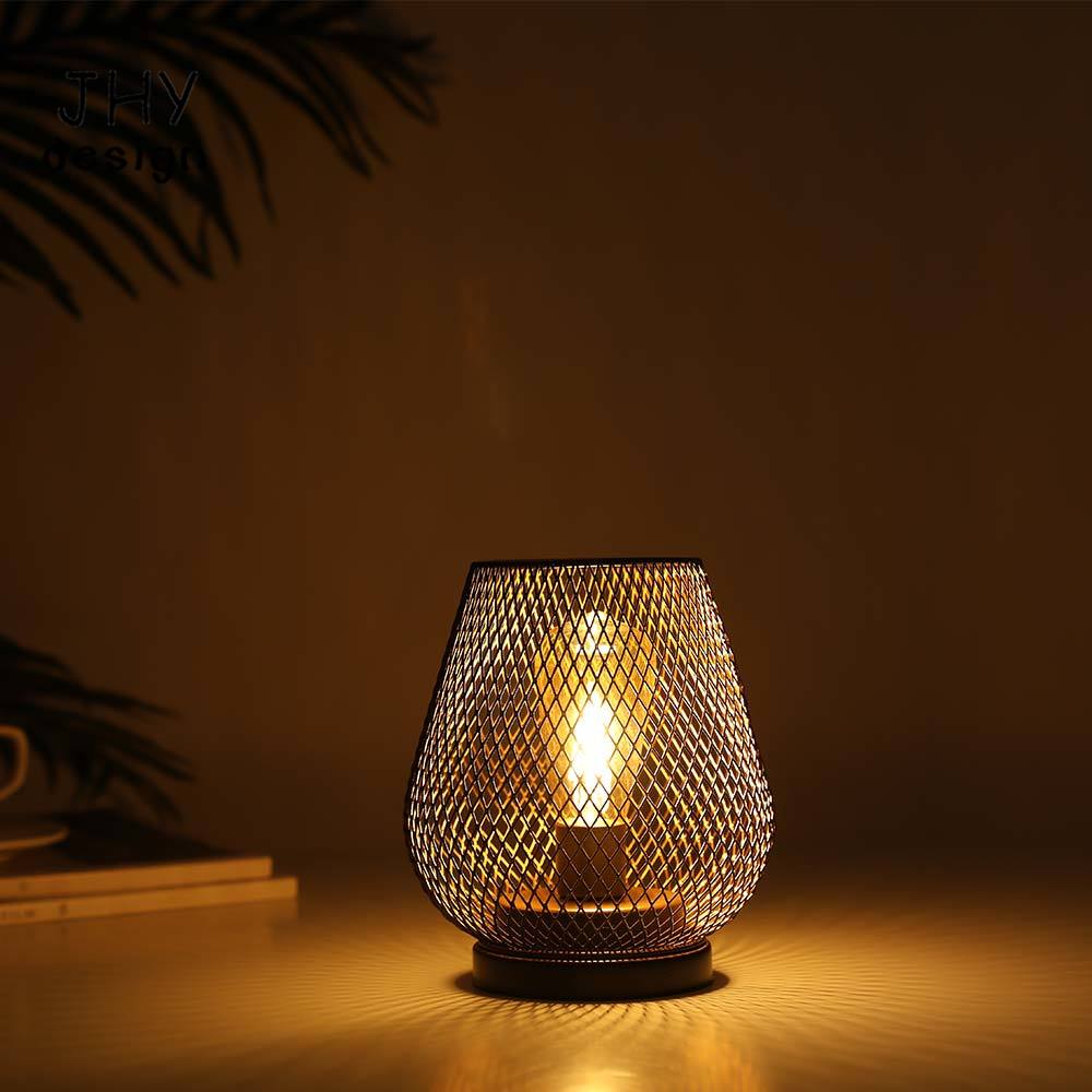 Metallkäfig-Tischlampe, LED-La – Outdoor Lighting Accent Bewertung und Preis